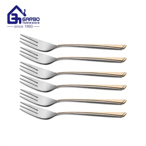 Khuyến mãi tùy chỉnh Flatware Set thép không gỉ gương đánh bóng vàng nổi xử lý Hoàng Gia món tráng miệng bánh trà nhỏ mật ong muỗng - Product Image 4