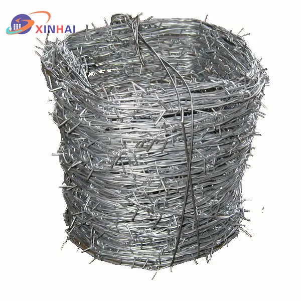 XINHAI亜鉛メッキ有刺鉄線14ゲージ有刺鉄線ロールあたりの価格