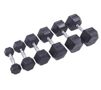 Mancuernas Hexagonales de Alta Calidad, Personalizadas de Fábrica, Equipo de Fitness al por Mayor, Económico y Elegante