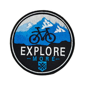 Nuevo Parche de Tela para Ciclismo con Diseño de Aventura al Aire Libre, Atardecer y Amanecer, con Gancho y Bucle - Product Image 6