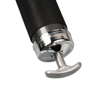 Pistolet à graisse manuel double tube robuste classique 600cc, portable en aluminium, pour atelier de réparation automobile