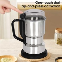 Broyeur Électrique Multifonction en Acier Inoxydable 304 avec Lame à Huit Lames, Broyage Rapide, pour Riz et Haricots, Mixeur Domestique