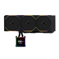 Nouveau Radiateur Hydroshift II LCD-S 360mm TL BK&WH RGB avec écran LCD IPS de 3,4 pouces