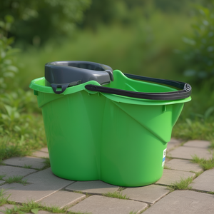 Cubo 15 L Verde Ovale con Scolapiatti - Product Image 3