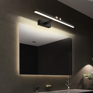 Modern Style 40cm Black and Golden <b>Wall</b> Lamp Bedroom Washroom Bathroom Hotel LED 6W Mirror Front Light - Product Image 2