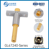 Tête de test RF GL67240 DC-8GHz SMPM 1.4-1.5mm, sonde de test de commutateur RF pour antenne 5G, compatible IPEX HRS ECT Gen 3/4/5/7