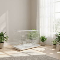 Cage d'élevage d'oiseaux de haute qualité en gros, maison pour perroquets, durable, facile à nettoyer, cages en métal portables, plusieurs tailles, montage facile
