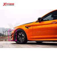 Ailerons avant en fibre de carbone sèche XTREME, kit d'extensions de pare-chocs adhésives pour BMW F90 M5 G30 G31 530i 540i M550i 2017-2020