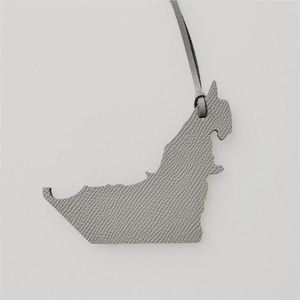 Promotion United Arab Emirates Maps Keychain <b>Charms</b> Colorful Handbag Pendant Car Hanging Ornaments Shipping in 5 Days - Product Image 4