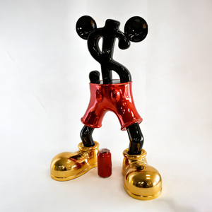 Statua in Resina a Tema <span class=keywords><strong>Mickey</strong></span> con Simbolo del Dollaro, Distintiva e Giocosa - Product Image 2