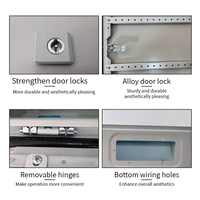 Boîtier de distribution MCB durable pour extérieur avec serrure