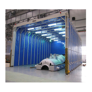 Cabina de Pintura Portátil Retráctil con Apertura Automática, Telescópica, con Calefacción Eléctrica y Quemador de Diésel, al Mejor Precio y Personalizable - Product Image 3