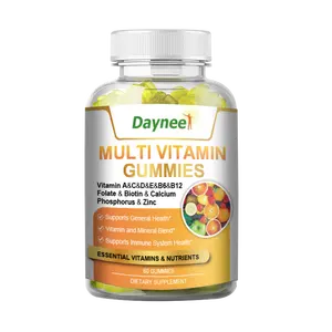 Daynee Multivitamine Gummies Organische Gezonde Anti-Vermoeidheid Kracht Kracht Energie Verbeteren Immuniteit Fitness Kruidenschoonheidsdieet Gummy