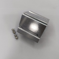 Soporte de Esquina de Aluminio Integrado Moderno y Duradero 6063-T5, Fundido a Presión de 90 Grados con Tornillo para Conexión de Marcos de Ventanas y Puertas