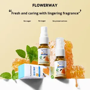Flowerway <span class=keywords><strong>Propolis</strong></span> Mint <span class=keywords><strong>Spray</strong></span> Oral Haleine Fraîche Longue Durée avec Brume d'Eau Douce pour Soulager la Mauvaise Haleine - Product Image 2