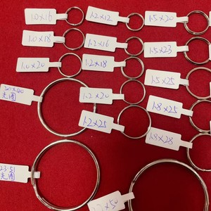 พวงกุญแจโลหะสแตนเลสทรงกลม แฟชั่น ทนทาน หลายขนาด ขายส่ง - Product Image 4