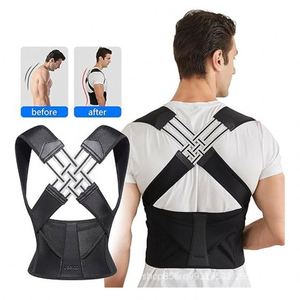 Women Men Adjustable Breathable <b>Back</b> <b>Brace</b> Posture Hunchback Straightener Lumbar <b>Back</b> Support Belt Posture Corrector - Product Image 1