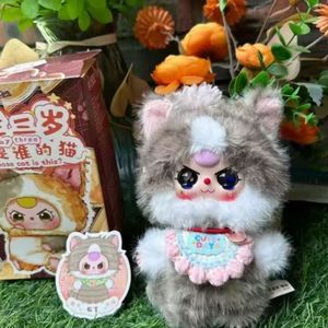 Bambino tre il cui gatto è questa scatola in PVC carino in vinile peluche <span class=keywords><strong>Anime</strong></span> Figure bambole alla moda ciondolo alla moda sorpresa mistero - Product Image 5