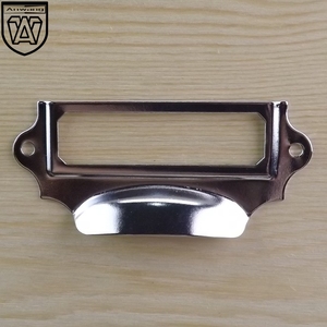 Poignée de tirage chromée Anwang pour cadre d'étiquette métallique 92x40mm pour tiroir d'armoire - Product Image 5