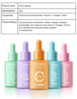 Sérum Visage Hydratant Anti-Âge Niacinamide et Acide L-Ascorbique, Soin Peau Marque Distributeur OEM
