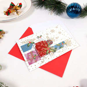 การ์ดอวยพร2024แบบกำหนดเองพร้อมจอแสดงผลแบบซอง19.5*10.9ซม. - Product Image 5