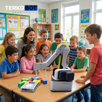 Magician Lite, Brazo Robótico de Escritorio de 4 Ejes, K12, Educación STEM, Programación con Blockly y Python, Plataforma de Entrenamiento de Brazo Robótico para Niños