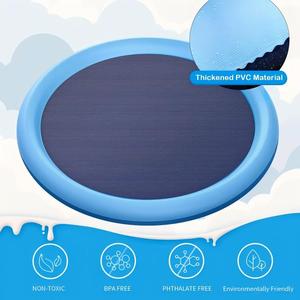 Tapis de jeu aquatique <span class=keywords><strong>gonflable</strong></span> de 1,5 m pour enfants, jouets aquatiques d'extérieur pour bébés, tout-petits, garçons et filles - Product Image 5