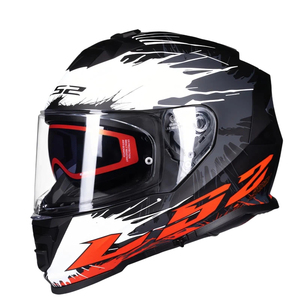Casque de moto LS2 anti-buée intégral pour hommes et femmes, casque de moto à double visière, protection 3C, toutes saisons, universel - Product Image 2