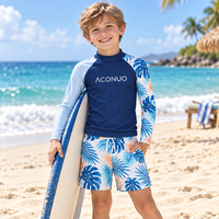 Maillots de bain pour enfants à prix compétitif, marque privée, vêtements de vacances d'été, style tendance pour enfants, maillot de bain de qualité
