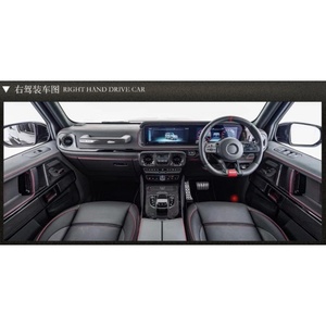 Intérieur de voiture 19-24 ans adapté à <span class=keywords><strong>Mercedes</strong></span> Benz Classe G W463A W464 conduite à droite intérieur en carbone sec ensemble de 4 pièces - Product Image 3