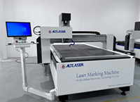 Machine de marquage laser à fibre optique de nouvelle génération, haute efficacité, petite taille, type portique CNC avec refroidissement par air et support IA