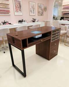 Nail Art Table Nail Salon Dedicado con <span class=keywords><strong>mesa</strong></span> <span class=keywords><strong>de</strong></span> aspiradora Individual Doble <span class=keywords><strong>Manicurista</strong></span> Banco <span class=keywords><strong>DE</strong></span> TRABAJO Juego <span class=keywords><strong>de</strong></span> <span class=keywords><strong>mesa</strong></span> y silla - Product Image 1