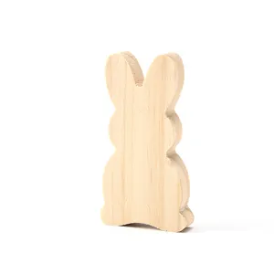 Madeira pinho coelho forma decorações loja decorações festa em branco madeira peças