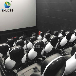 Poltrona <span class=keywords><strong>Cinema</strong></span> di Lusso Nera 4D 5D con Movimento Pneumatico a 3 Posti per Sala <span class=keywords><strong>Cinema</strong></span>, Giardino o Parco a Tema - Product Image 4