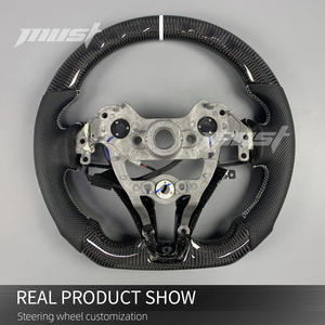 Volante Deportivo Personalizado de Fibra de Carbono con Diseño de Líneas para Hyundai I30N I20N Elantra <span class=keywords><strong>N</strong></span> <span class=keywords><strong>N</strong></span>-line <span class=keywords><strong>Fastback</strong></span> 2018-2026 - Product Image 5