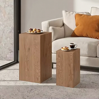 Table basse contemporaine en bois, design éco-responsable, pour usage domestique, bureau ou hôtel, commande en gros