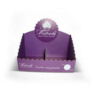 กล่องกระดาษแข็งสำหรับวางขายปลีก แบบพับได้ เป็นมิตรกับสิ่งแวดล้อม สำหรับวางบนโต๊ะ ใช้สำหรับจัดส่งสินค้าในร้านค้า เหมาะสำหรับเคาน์เตอร์เบเกอรี่ สำหรับวางสินค้าแบบ PDQ - Product Image 3