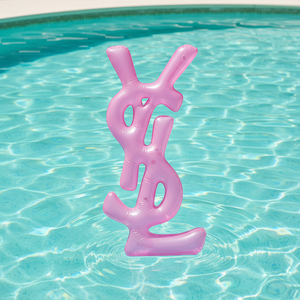 Gonfiabile Trasparente Rosa a Forma di Logo per Piscina e Gonfiabile a Forma di Lettera per Relax in Acqua - Product Image 1