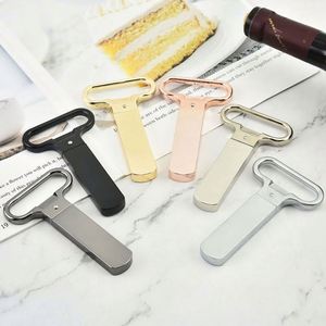 Wholesale Personalized Vintage Stainless Steel Two Prong <b>Cork</b> Screw Durable Wine <b>Bottle</b> Opener Corkscrew Gift - Product Image 4