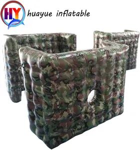 Gel Balls Guns And Paintball Air Bunkers Arena Archery Fighting Field Tag Obstacles Wall Shooting Games Inflatable Bunker Set