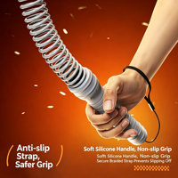 Anpassbares Seilloses Battle Rope mit Eisenkern, Stoßdämpfung, Rutschfestem Griff, SGS ROHS Zertifiziert für Heimfitness und Ganzkörper-Workout