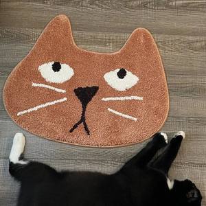 เสื่อห้องน้ำสำหรับเด็กผ้าแคชเมียร์เทียมออกแบบได้ตามต้องการเสื่อห้องน้ำนุ่มกันลื่น - Product Image 2