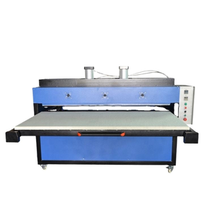 Máquina de sublimación de cama plana ancha de doble cilindro con cajón deslizante y termoprensa automática Yunqingtech para mantas - Product Image 1