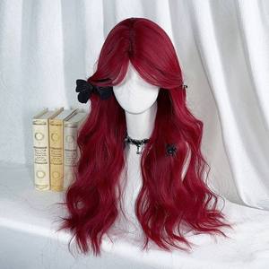 Peluca Larga Roja <span class=keywords><strong>de</strong></span> 30 Pulgadas <span class=keywords><strong>de</strong></span> Sumeru <span class=keywords><strong>Nilou</strong></span> para Mujer, para <span class=keywords><strong>Cosplay</strong></span> <span class=keywords><strong>de</strong></span> Anime, Accesorios <span class=keywords><strong>de</strong></span> Disfraces, Resistente al Calor, Sintética - Product Image 5