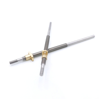 Nouvelle vis à billes T10 de 10 mm avec écrou en acier inoxydable et en laiton, 550-700 mm, pour imprimante 3D CNC, composants principaux du moteur, processus C7