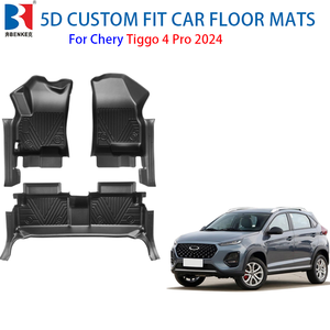 เสื่อปูพื้นรถสำหรับ Chery Tiggo 4 <span class=keywords><strong>Pro</strong></span> LHD 2024ทุกสภาพอากาศแผ่นรองกันลื่น - Product Image 1