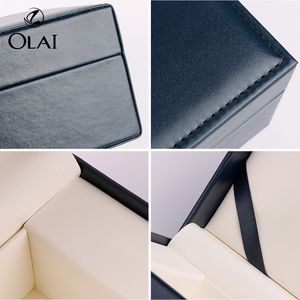 Caixa de relógio de couro pu de plástico, alta qualidade, logotipo personalizado - Product Image 5