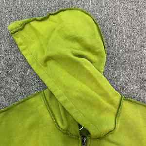 Custom Acid Wash Rhinestone <b>Zip</b> <b>up</b> <b>Hoodie</b> Mens French Terry Rhinestone <b>Hoodie</b> Manufacturer - Product Image 4