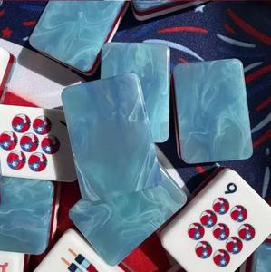 2026 Juego de Mahjong Americano de Venta Caliente, Nuevo Set Conmemorativo de Fuegos Artificiales Grabados en Acrílico, Portátil y Ecológico para Adultos de <span class=keywords><strong>Casino</strong></span> - Product Image 1