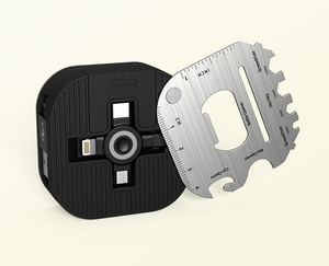 मोबाइल फोन के लिए तीन सार्वभौमिक चार्जिंग केबल. डेटा केबल ले जाने और स्थिर चार्जिंग प्रदान करने के लिए सुविधाजनक हैं। - Product Image 3